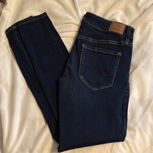 American Eagle Outfitters Dark Indigo Skinny Jeans